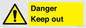 WV12808: Danger Keep out
