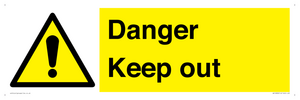 WV12808: Danger Keep out