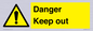 WV12808: Danger Keep out