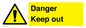 WV12808: Danger Keep out
