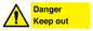 WV12808: Danger Keep out