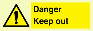 WV12808: Danger Keep out