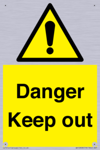 WV12808: Danger Keep out