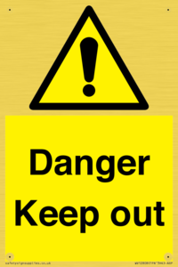WV12808: Danger Keep out