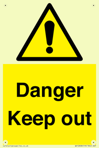WV12808: Danger Keep out