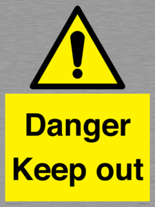 WV12808: Danger Keep out