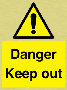 WV12808: Danger Keep out