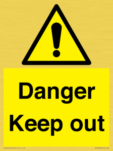 WV12808: Danger Keep out
