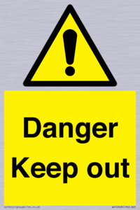 WV12808: Danger Keep out