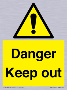 WV12808: Danger Keep out