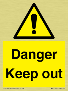 WV12808: Danger Keep out