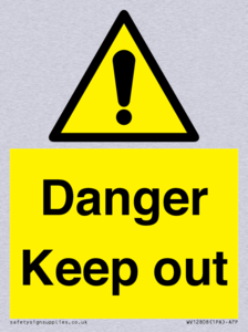 WV12808: Danger Keep out