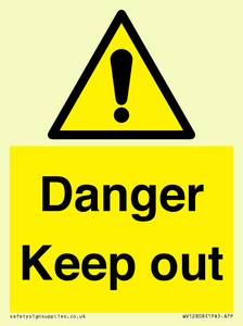 WV12808: Danger Keep out