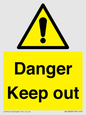 WV12808: Danger Keep out