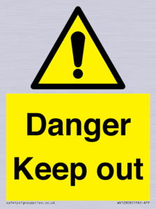WV12808: Danger Keep out