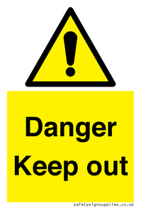WV12808: Danger Keep out