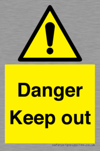 WV12808: Danger Keep out