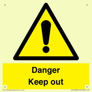 WV12808: Danger Keep out
