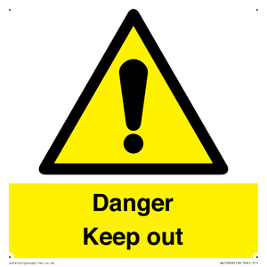 WV12808: Danger Keep out