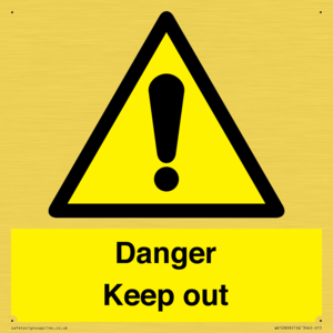 WV12808: Danger Keep out