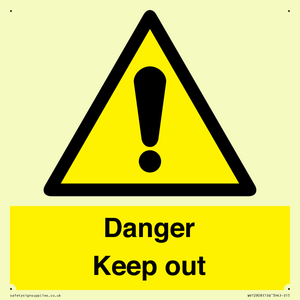 WV12808: Danger Keep out
