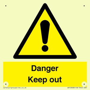 WV12808: Danger Keep out