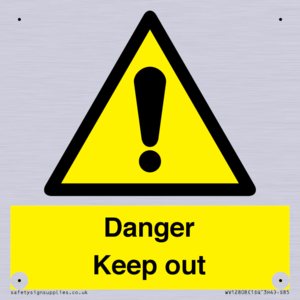 WV12808: Danger Keep out