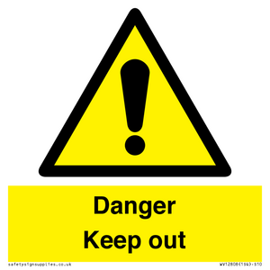 WV12808: Danger Keep out