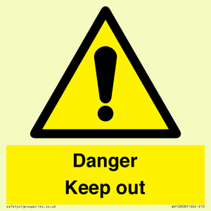 WV12808: Danger Keep out