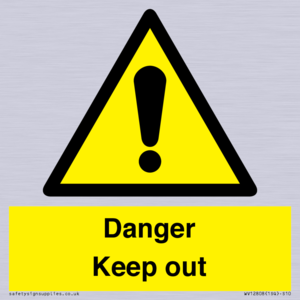 WV12808: Danger Keep out