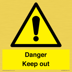 WV12808: Danger Keep out