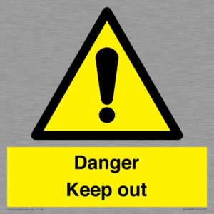 WV12808: Danger Keep out