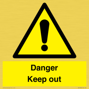 WV12808: Danger Keep out