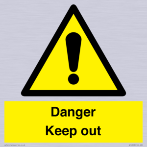 WV12808: Danger Keep out
