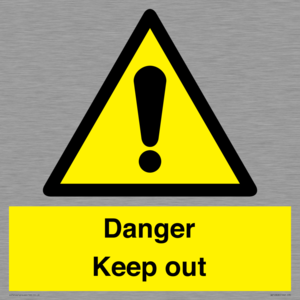 WV12808: Danger Keep out