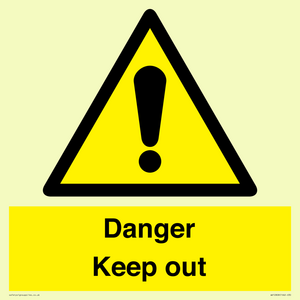 WV12808: Danger Keep out