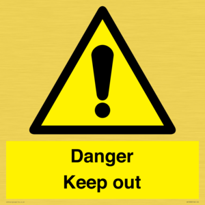 WV12808: Danger Keep out