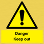 WV12808: Danger Keep out