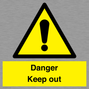 WV12808: Danger Keep out