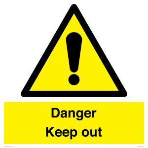 WV12808: Danger Keep out
