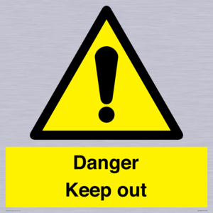 WV12808: Danger Keep out