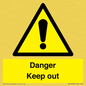 WV12808: Danger Keep out