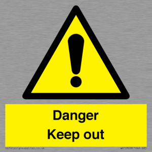WV12808: Danger Keep out