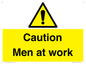 WV12810: Caution Men at work