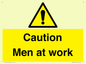 WV12810: Caution Men at work