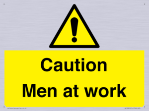 WV12810: Caution Men at work