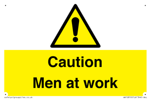 WV12810: Caution Men at work