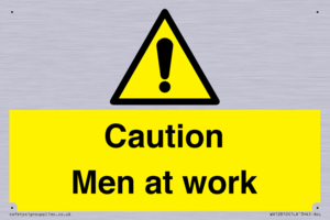 WV12810: Caution Men at work