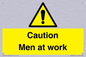 WV12810: Caution Men at work
