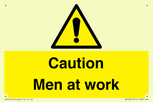 WV12810: Caution Men at work